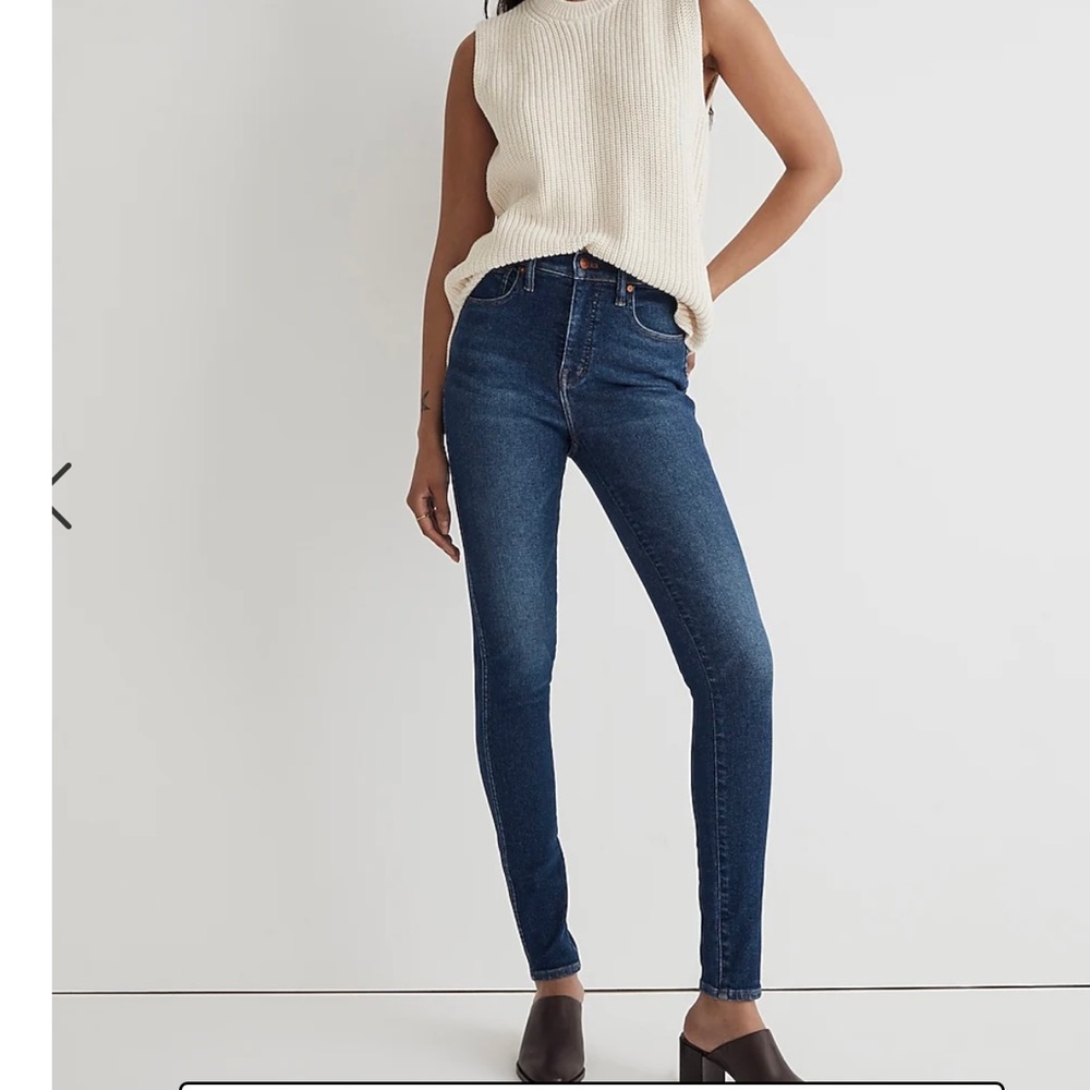 Madewell skinny skinny high riser jeans 28 x 32